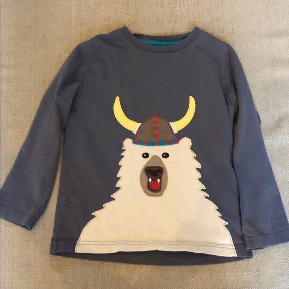 Boden appliqué long sleeved tee.